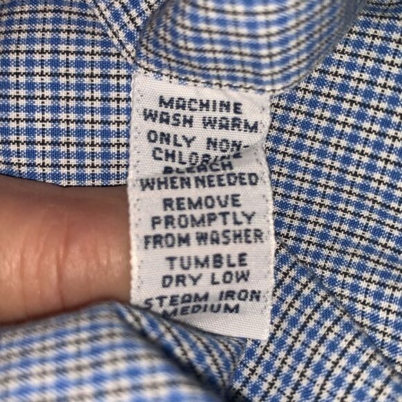 Ralph Lauren Classic Fit Short Sleeve Button Down Pocket Logo Men’s Size L - Picture 7 of 8
